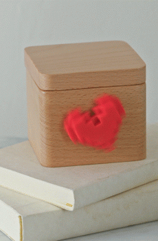 Lovebox Spinning Heart Messenger